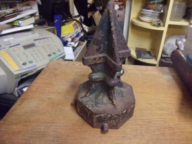 Antique Amoco Gas station finial topper spike pole point