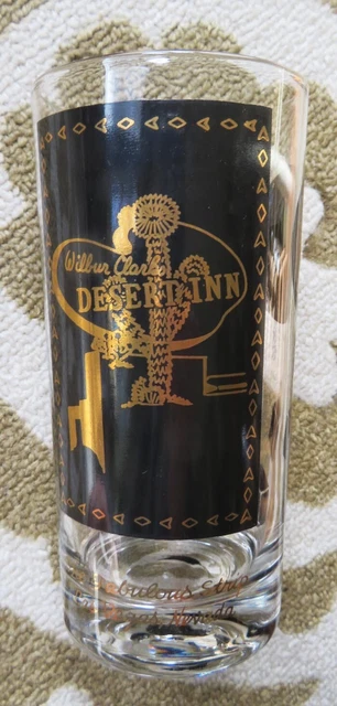 Vintage Las Vegas Casino Bar Glass - The Desert Inn