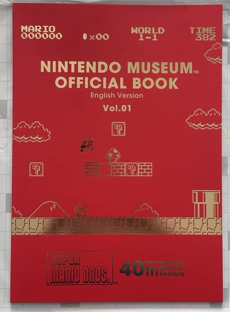 NINTENDO MUSEUM OFFICIAL Book Vol.1 English Edition 40th