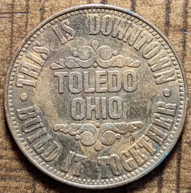 1975 Toledo, Ohio OH Downtown Tid Bit Transit Parking Token