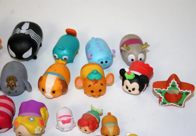 Lot of 27 Disney Tsum Tsum  Used Action Figures PVC Toys Dolls N5-27 5
