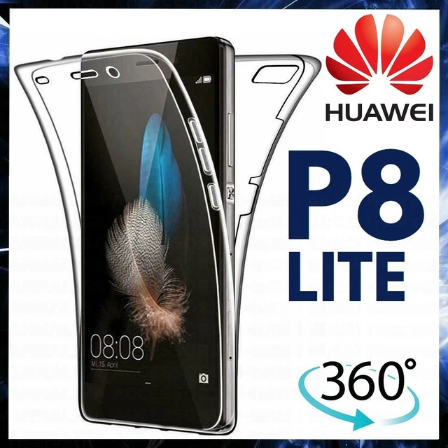 Coque 360 Intégrale En Silicone Transparente Pour Huawei P8/P10/P20/P30/P40 Pro - Neuf