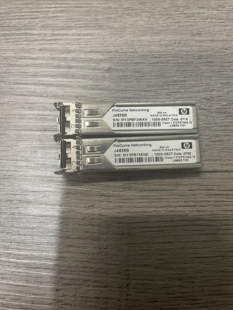 HP ProCurve J4858B SFP Gigabit-SX Transceiver Mini GBIC lot of 2