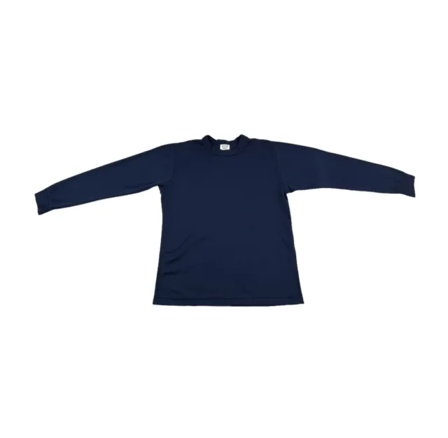 Patagonia Kids Capilene Long Sleeve Base Layer Shirt Blue Pullover Medium 8 Ski