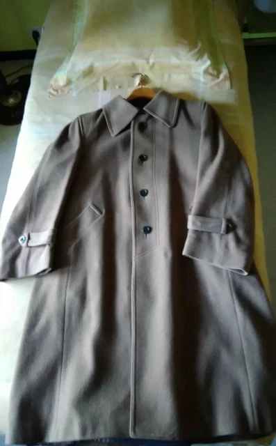 Manteau 3/4 Original Tiroler Loden Bleu - Taille XL, Laine, Vintage Et Chaud, Occasion