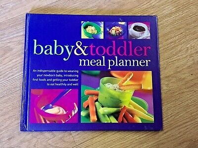 Planificador de comidas para bebés y niños pequeños Libro de recetas de alimentos para bebés Planificador de comidas