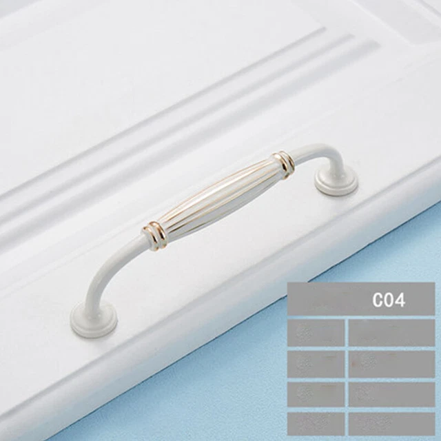 1Pcs/2Pcs French Style Furniture Kitchen Cupboard Bar Door Knob Handle Drawer 5