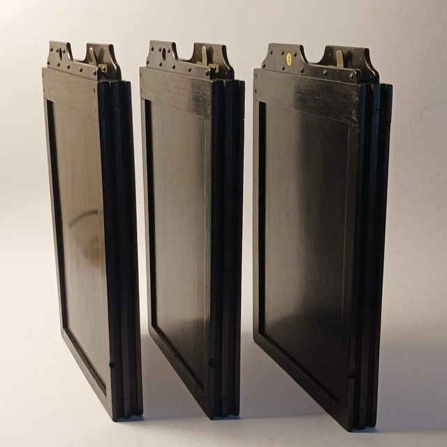 N°3 Large Format Wood Film Holders Chassis 5x7'' 13x18cm