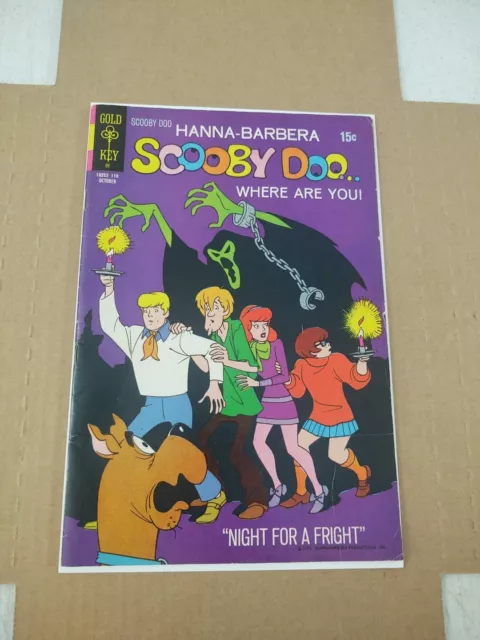 Scooby Doo Where are You #8 Mark Jewelers Gold Key 1970 Hanna Barbera Comics