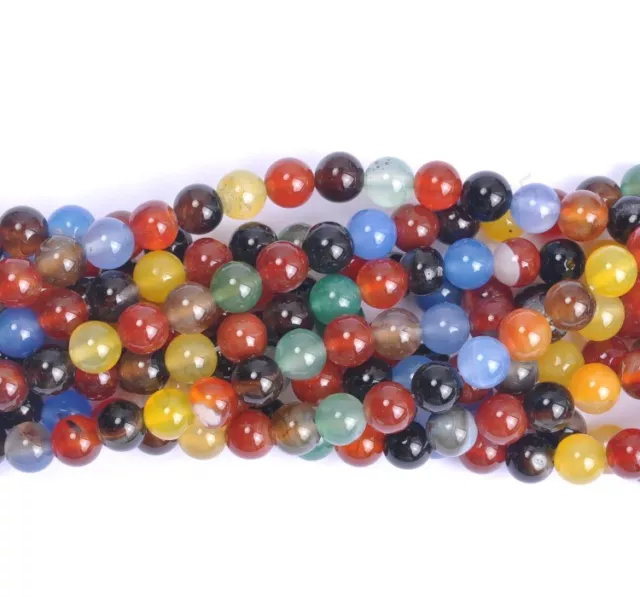 Wholesale NATURAL GEMSTONE Round Charms Loose Spacer BEADS 4MM 6MM 8MM 10MM 12MM