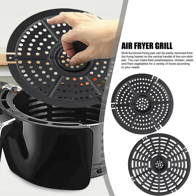 AIR FRYER BASKET Replacement Grill Air Pan Air Fryer Parts Crisper Non