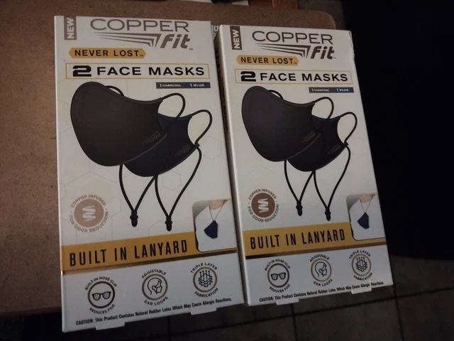 New Lot of Unisex Copper Fit Masks