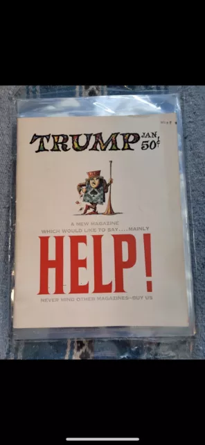 *LOT OF 2* RARE 1957 Trump Magazine Vol 1 & 2 Hugh Hefner ‘s 1st | Pre- PLAYBOY