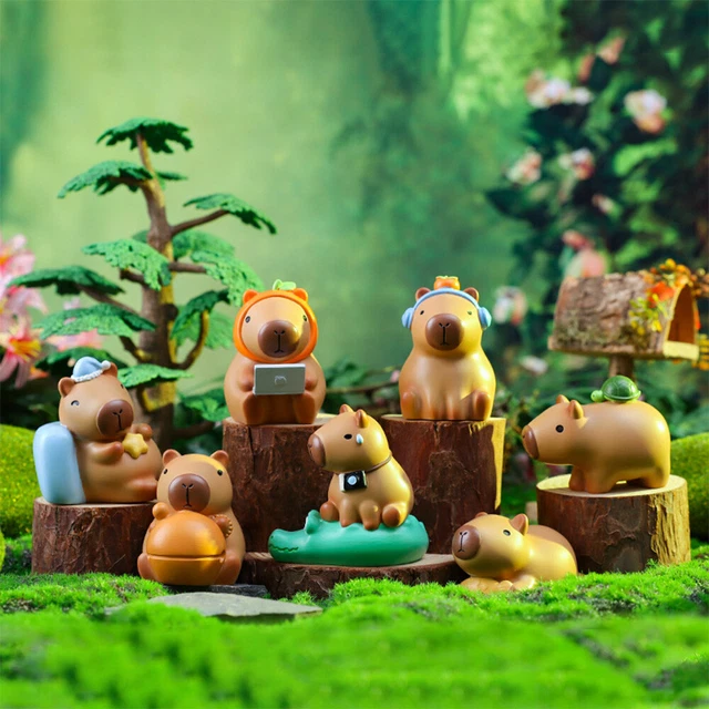 CAPYBARA FIGURE BLIND Box Cartoon Simulation Capybara Capybara Mystery ...