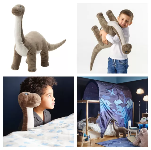 IKEA Extra Large Dinosaur Brontosaurus Jurassic Teddy Soft Plush Cuddly Kids Toy