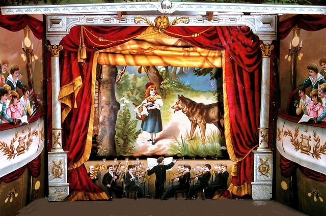 PRINTABLE - VICTORIAN PAPER MODEL TOY THEATRE TEMPLATE SHEETS - 100's ...