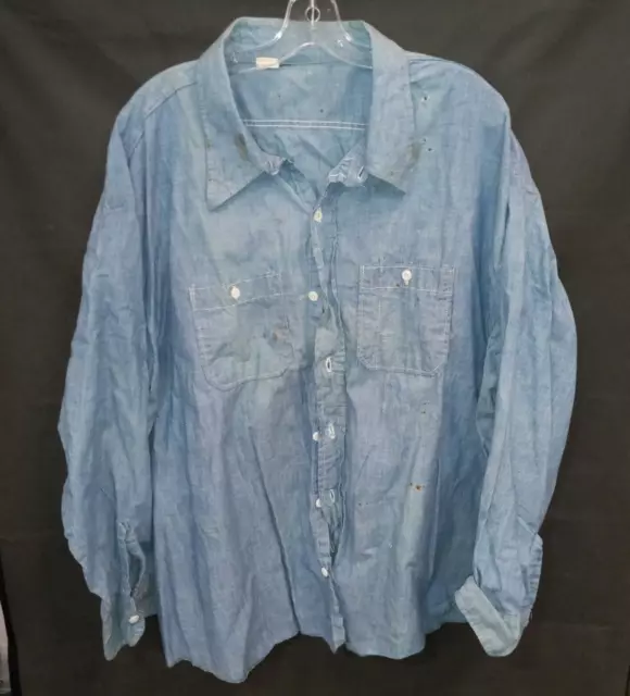 The Chaperone Joseph Geza Rohrig Movie Costume Work Shirt distressed