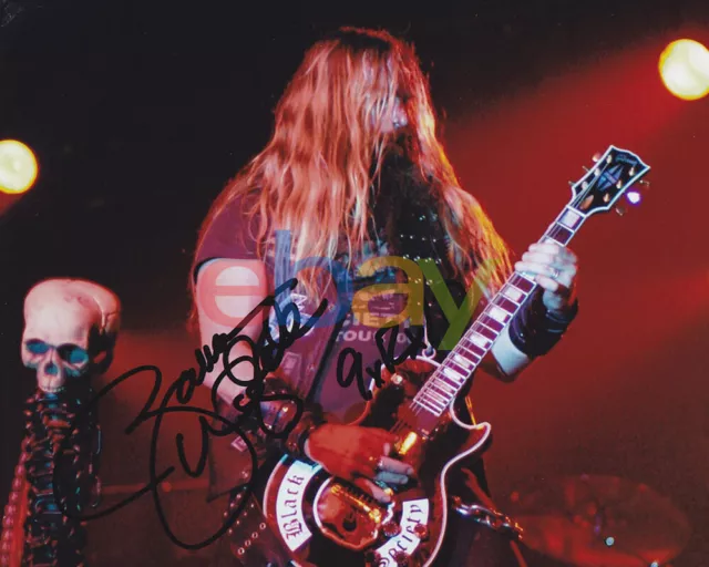 Zakk Wylde SIGNED 8x10 Photo Ozzy Black Label Society reprint