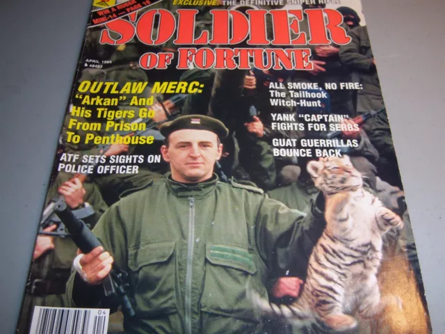 SOF Soldier of Fortune Magazine April 1994 Volume 19 Number 4