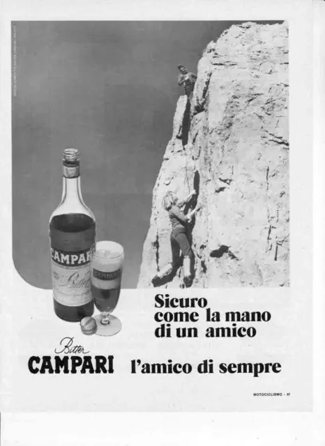 advertising Pubblicità CAMPARI  BITTER '74 PUBBLICITA EPOCA  VINTAGE ADVERTISING