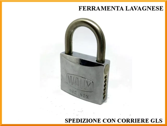 Cadenas Acier Inoxydable avec Clé Unique 40 MM Wally 275