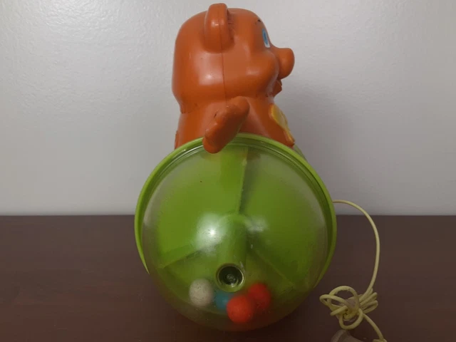 Jouet à Tirer Otarie Suzie – Fisher-Price Vintage 1978, Bois (USA)