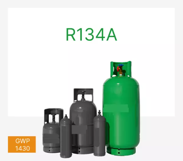 R134A 2 kg Kältemittel Gas wiederbefüllbarer Zylinder