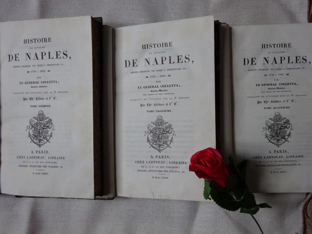 His. Du Royaume De Naples : Gl.  Colletta 1835