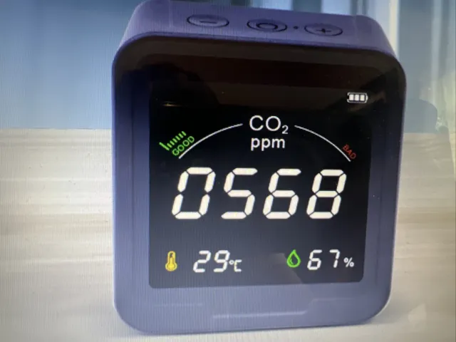 Inkbird Plus CO2 Carbon Dioxide Detector Temp Air Quality Tester Monitor PTH-9C
