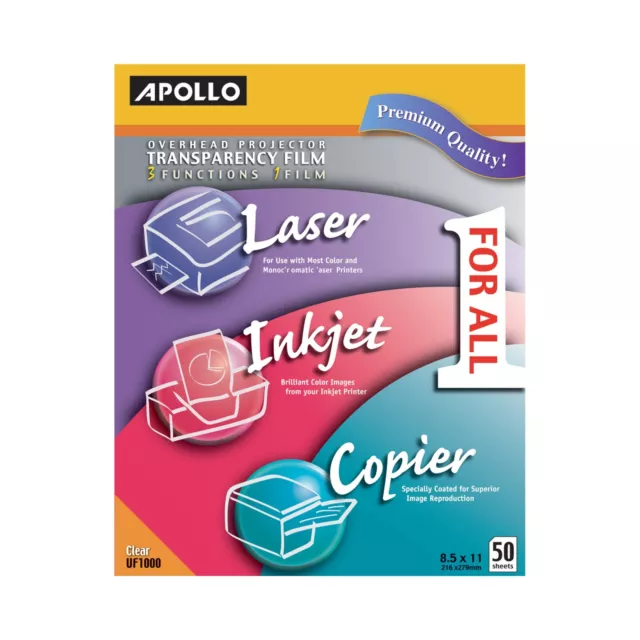 Apollo Multifunction Universal Film Without Stripe 50 Sheets - Film