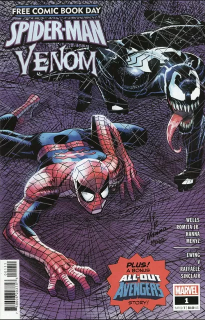 FCBD Spider-Man Venom 2022 # 1 Free Comic Book Day Marvel No Stamps No Stickers