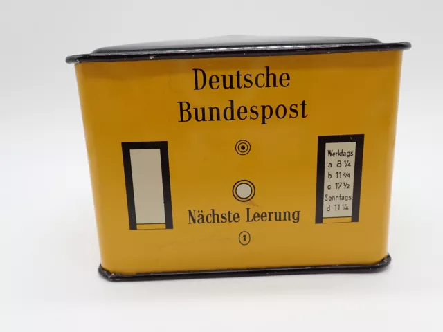 Alte Spardose Metall ohne Schlüssel 1970er Jahre Deutsche Bundespost Geschenk