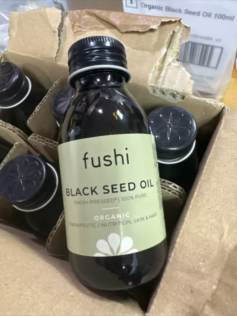 Fushi Wellbeing Organic Black Seed Oil 100ml-6 Pack