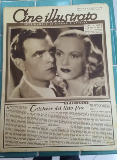 CINE ILLUSTRATO  rivista di cinema- n° 9. del 1942  23/12/14