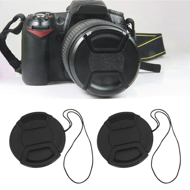 58 mm vorderer Objektivdeckel mit Snap Center Pinch für Canon Nikon Panasoni BL