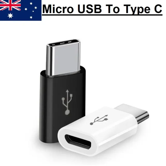 Micro USB Female to USB 3.1 Type C Male Converter USB C Data Cable OTG Adapter