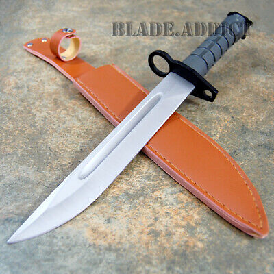 13.5" US MILITARY ARMY Tactical Bayonet Fixed Blade Hunting Combat Knife NEW