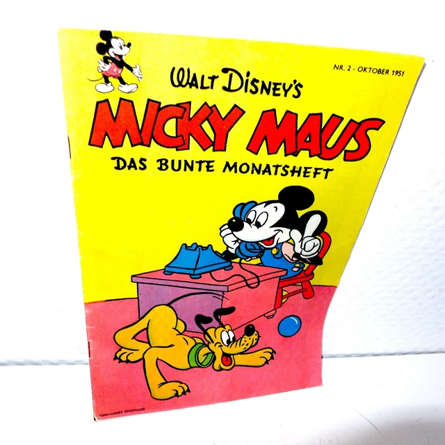 Walt Disneys Micky Maus- Das bunte Monatsheft Ausgabe NR. 2 Oktober 1951