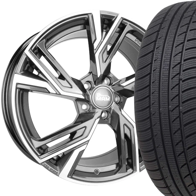 Ruote invernali 19 pollici MAM RS5 PFP cerchi in lega 225/35 per Octavia IV incl. station wagon NX4