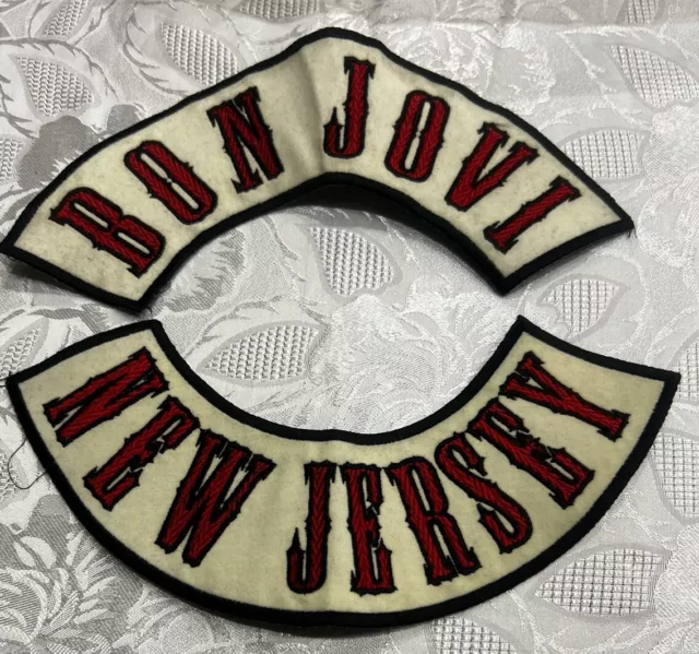 Bon jovi new jersey denim jacket store