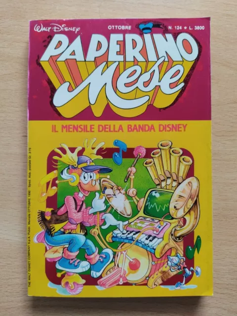 Paperino Mese n.124 Disney 1990 Ottimo