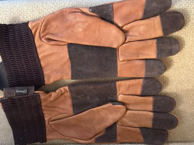 mens medium leather gardening gloves