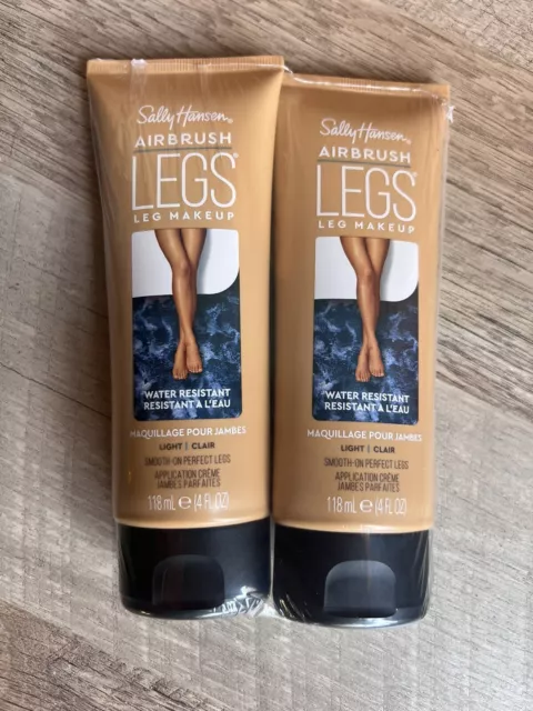 Sally Hansen Hansen Airbrush Legs Leg Makeup, Light, 4 Fl Oz 2-Pack