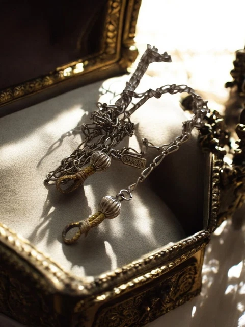 Collier Vintage Plaqué Or, Accessoire Rétro élégant Occasion