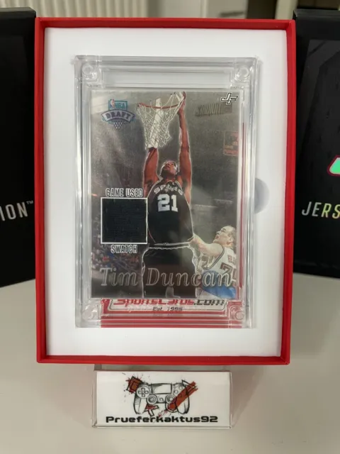 Tim Duncan/ NBA Draft/Jersey/Jersey Fusion / Game worn/ Memorabilia/1999-2000/