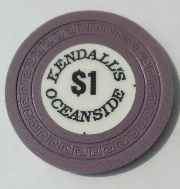 Kendalls Oceanside Casino Russia? $1.00 Chip Great For Any Collection!