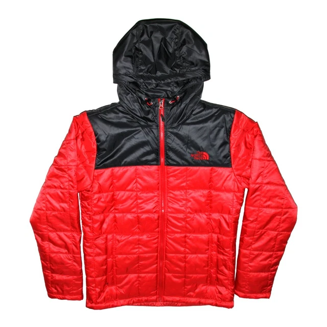 THE NORTH FACE Mens TNF Red Square Synth Hooded Jacket Padded Coat EUR  195,98 - PicClick FR