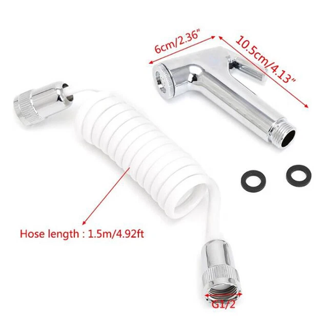 Rubinetteria Ugello Soffione Doccia ABS Doccetta Bagno Bidet Portatile Cr'H7