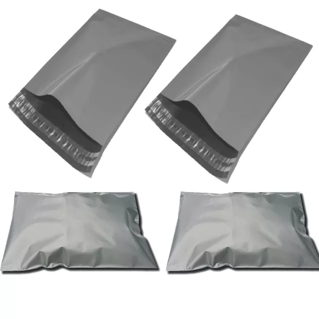 Strong Plastic Postal Mailing Bags Postage Self Seal Poly Grey All Sizes Cheap