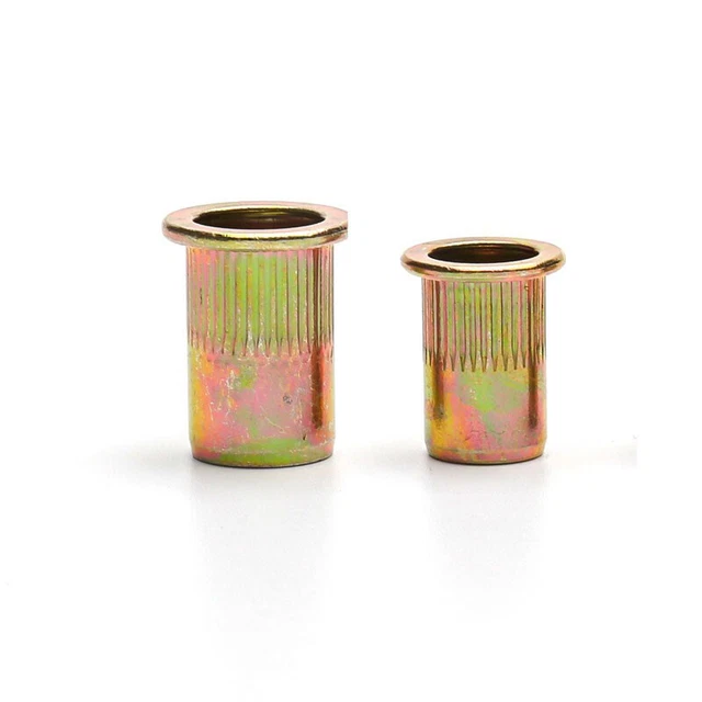 Rivet Nuts Knurled Head M3 M4 M5 M6 M8 M10 M12 Rivnuts Iron Zinc Plated